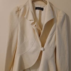 Elegant Cream Women's Jacket